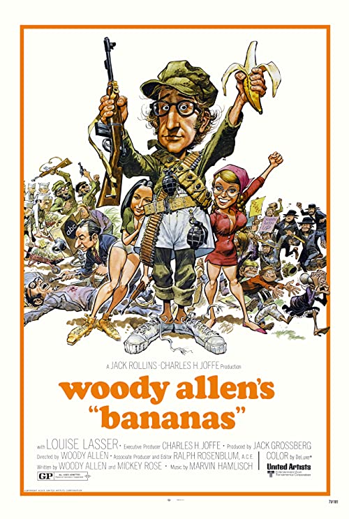 دانلود فیلم Bananas 1971 با زیرنویس فارسی چسبیده