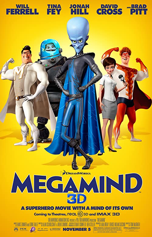 دانلود انیمیشن Megamind 2010 با زیرنویس فارسی چسبیده