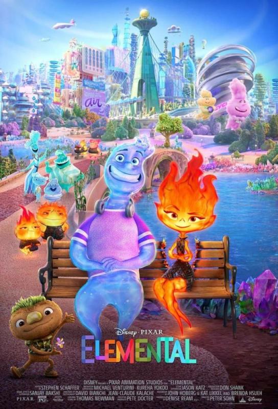 دانلود انیمیشن Elemental 2023 با زیرنویس فارسی چسبیده