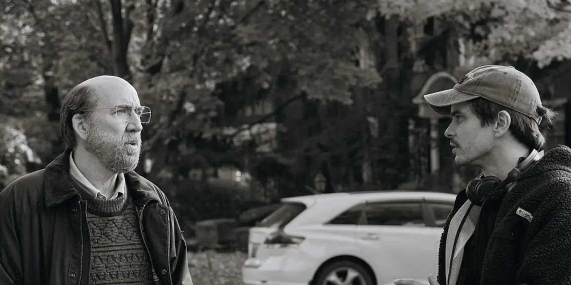 تصاویر صحنه فیلمبرداری فیلم Dream Scenario با بازی نیکلاس کیج