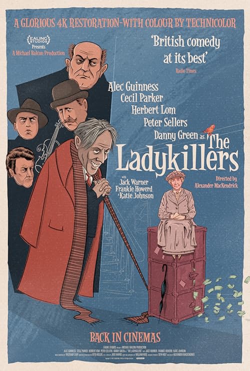 دانلود فیلم The Ladykillers 1955 با زیرنویس فارسی چسبیده
